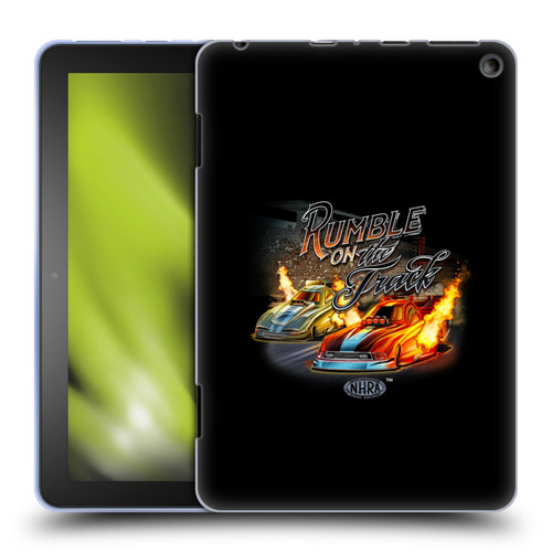 National Hot Rod Association Graphics Rumble On The Track Soft Gel Case for Amazon Fire HD 8/Fire HD 8 Plus 2020