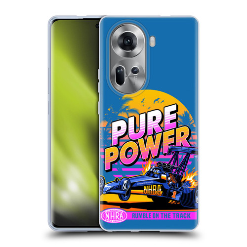 National Hot Rod Association Graphics Pure Power Soft Gel Case for OPPO Reno11