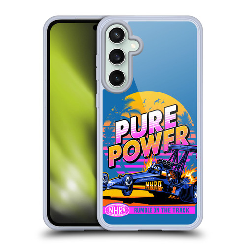 National Hot Rod Association Graphics Pure Power Soft Gel Case for Samsung Galaxy S23 FE 5G