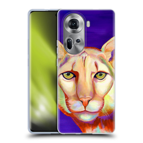 Jody Wright Animals Panther Soft Gel Case for OPPO Reno11