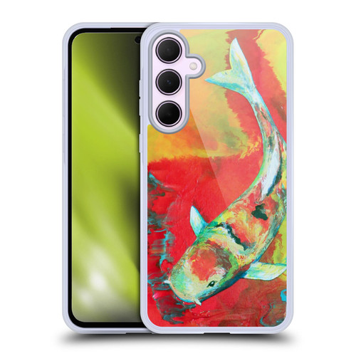 Jody Wright Animals Koi Fish Soft Gel Case for Samsung Galaxy A35 5G