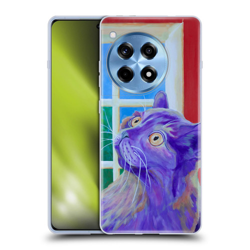 Jody Wright Dog And Cat Collection Just Outside The Window Soft Gel Case for OnePlus 12R