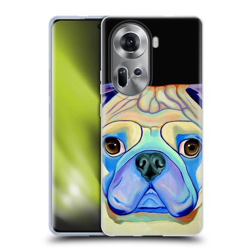 Jody Wright Dog And Cat Collection Pug Soft Gel Case for OPPO Reno11