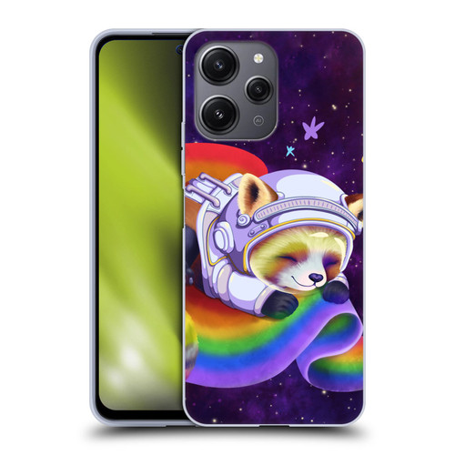 Carla Morrow Rainbow Animals Red Panda Sleeping Soft Gel Case for Xiaomi Redmi 12