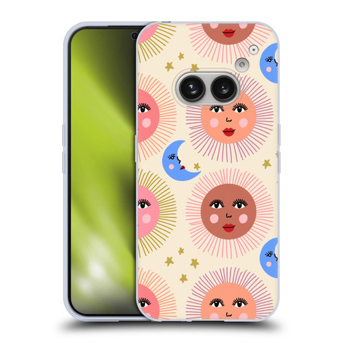 Gabriela Thomeu Art Sun Moon Star Soft Gel Case for Nothing Phone (2a)
