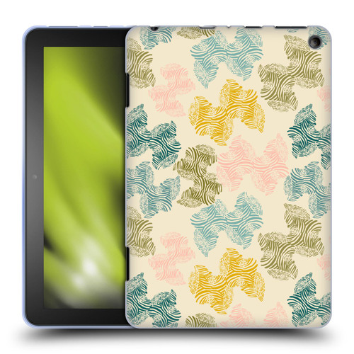 Gabriela Thomeu Art Zebra Green Soft Gel Case for Amazon Fire HD 8/Fire HD 8 Plus 2020