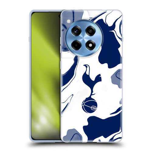 Tottenham Hotspur F.C. Badge Blue And White Marble Soft Gel Case for OnePlus 12R