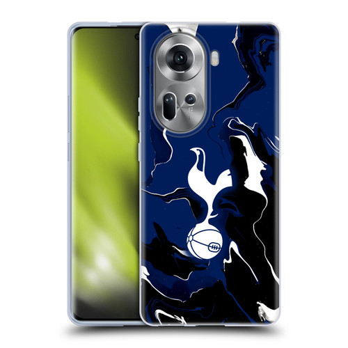 Tottenham Hotspur F.C. Badge Marble Soft Gel Case for OPPO Reno11