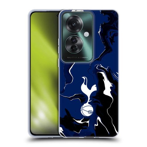 Tottenham Hotspur F.C. Badge Marble Soft Gel Case for OPPO Reno11 F 5G / F25 Pro 5G