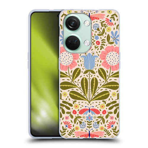 Gabriela Thomeu Floral Blooms & Butterflies Soft Gel Case for OnePlus Nord 3 5G