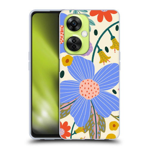 Gabriela Thomeu Floral Pure Joy - Colorful Floral Soft Gel Case for OnePlus Nord CE 3 Lite 5G