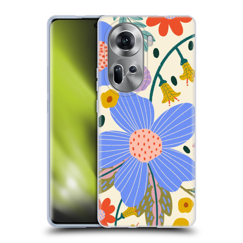 Gabriela Thomeu Floral Pure Joy - Colorful Floral Soft Gel Case for OPPO Reno11