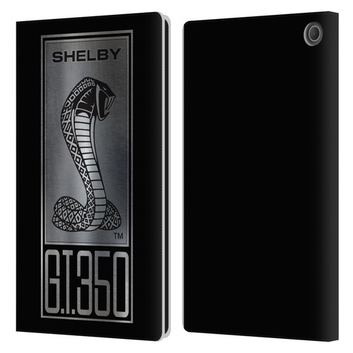 Shelby Car Graphics GT350 Leather Book Wallet Case Cover For Amazon Fire Max 11 2023