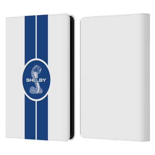 Shelby Car Graphics 1965 427 S/C White Leather Book Wallet Case Cover For Amazon Kindle Paperwhite 5 (2021)