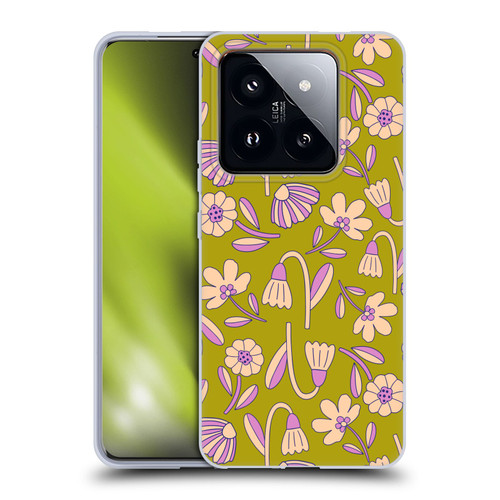 Gabriela Thomeu Floral Art Deco Soft Gel Case for Xiaomi 14 Pro