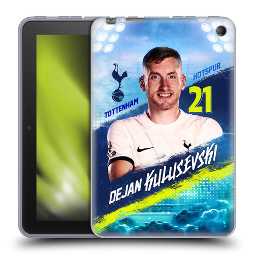 Tottenham Hotspur F.C. 2023/24 First Team Dejan Kulusevski Soft Gel Case for Amazon Fire 7 2022