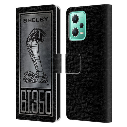 Shelby Car Graphics GT350 Leather Book Wallet Case Cover For Xiaomi Redmi Note 12 5G