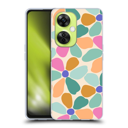 Gabriela Thomeu Retro Colorful Flowers Soft Gel Case for OnePlus Nord CE 3 Lite 5G