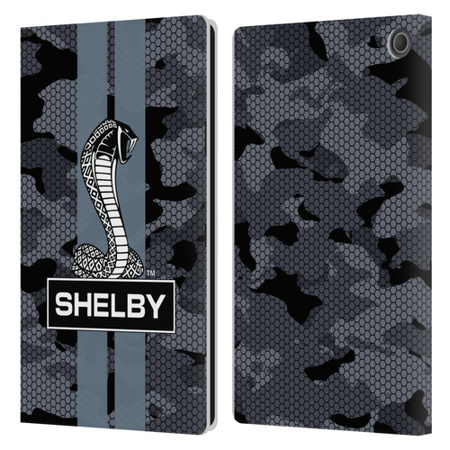 Shelby Logos Camouflage Leather Book Wallet Case Cover For Amazon Fire Max 11 2023