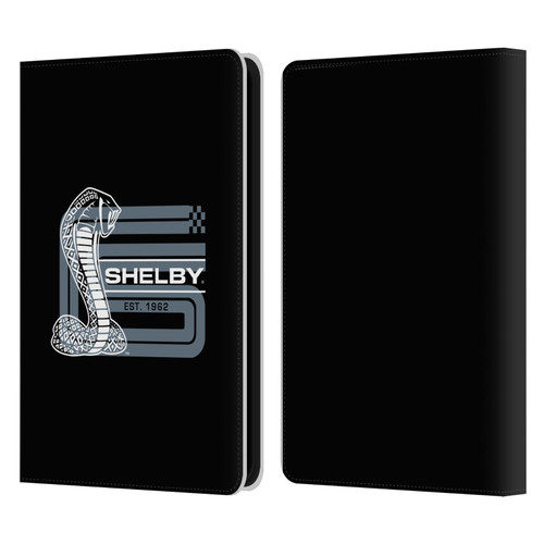 Shelby Logos CS Super Snake Leather Book Wallet Case Cover For Amazon Kindle 11th Gen 6in 2022