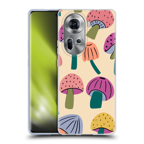 Gabriela Thomeu Retro Magic Mushroom Soft Gel Case for OPPO Reno11