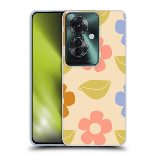 Gabriela Thomeu Retro Flower Vibe Vintage Pattern Soft Gel Case for OPPO Reno11 F 5G / F25 Pro 5G