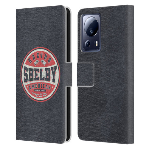 Shelby Logos Vintage Badge Leather Book Wallet Case Cover For Xiaomi 13 Lite 5G