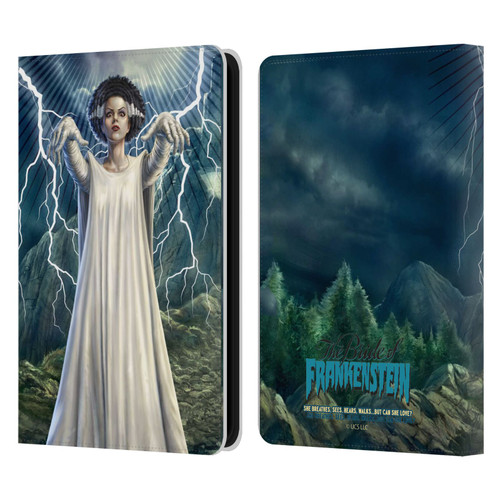 Universal Monsters The Bride Of Frankenstein But Can She Love? Leather Book Wallet Case Cover For Amazon Kindle 11th Gen 6in 2022