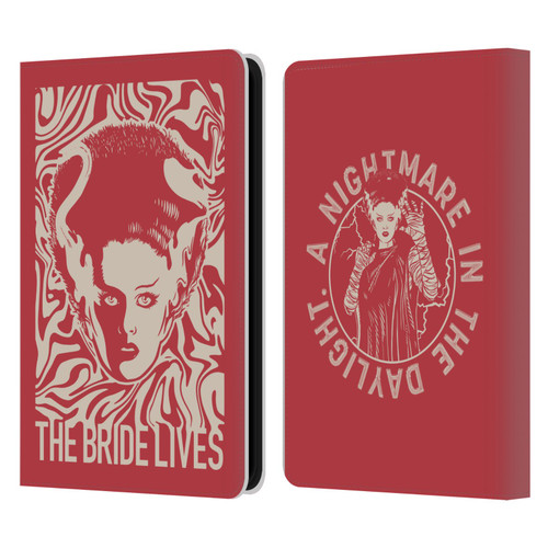 Universal Monsters The Bride Of Frankenstein The Bride Lives Leather Book Wallet Case Cover For Amazon Kindle 11th Gen 6in 2022