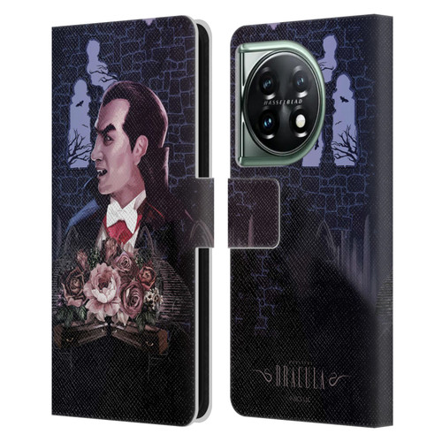 Universal Monsters Dracula Key Art Leather Book Wallet Case Cover For OnePlus 11 5G