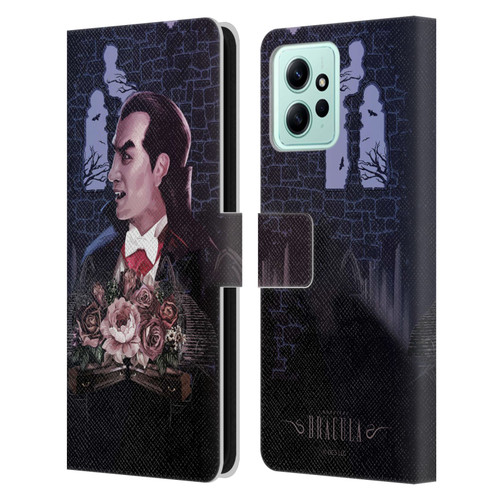 Universal Monsters Dracula Key Art Leather Book Wallet Case Cover For Xiaomi Redmi 12