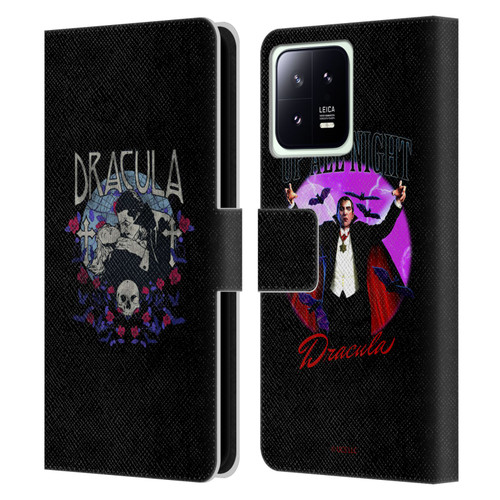 Universal Monsters Dracula Bite Leather Book Wallet Case Cover For Xiaomi 13 5G