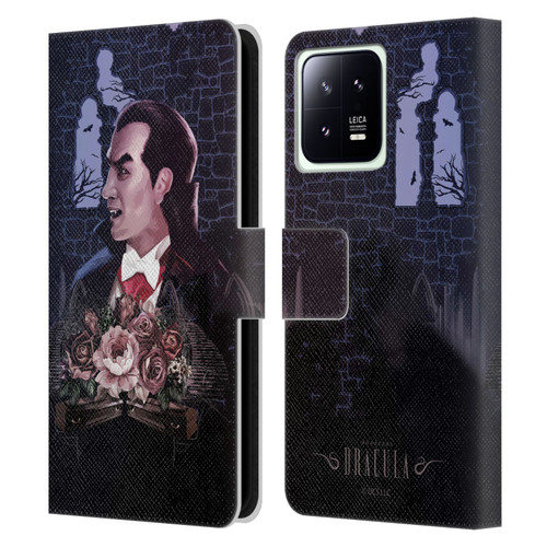 Universal Monsters Dracula Key Art Leather Book Wallet Case Cover For Xiaomi 13 5G