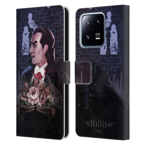 Universal Monsters Dracula Key Art Leather Book Wallet Case Cover For Xiaomi 13 Pro 5G