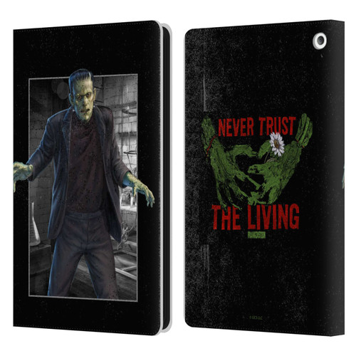 Universal Monsters Frankenstein Frame Leather Book Wallet Case Cover For Amazon Fire HD 8/Fire HD 8 Plus 2020