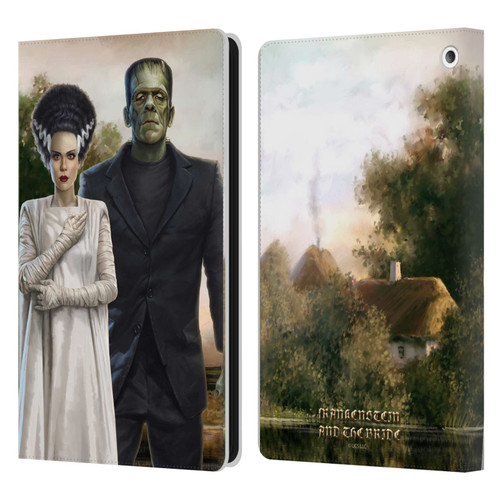 Universal Monsters Frankenstein Photo Leather Book Wallet Case Cover For Amazon Fire HD 8/Fire HD 8 Plus 2020