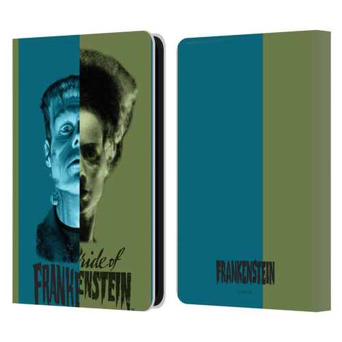 Universal Monsters Frankenstein Half Leather Book Wallet Case Cover For Amazon Kindle 11th Gen 6in 2022