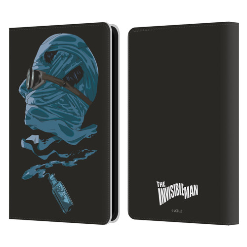 Universal Monsters The Invisible Man Blue Leather Book Wallet Case Cover For Amazon Kindle 11th Gen 6in 2022