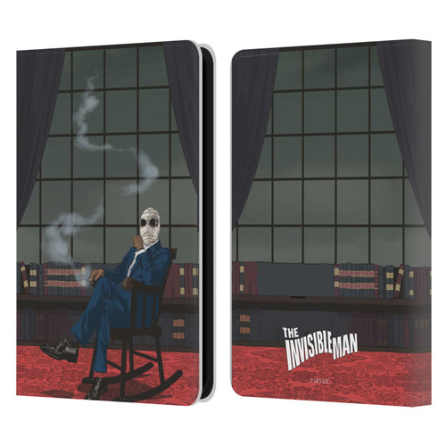 Universal Monsters The Invisible Man Key Art Leather Book Wallet Case Cover For Amazon Kindle 11th Gen 6in 2022