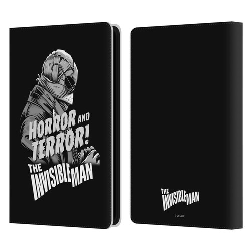 Universal Monsters The Invisible Man Horror And Terror Leather Book Wallet Case Cover For Amazon Kindle Paperwhite 5 (2021)