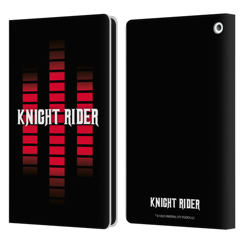 Knight Rider Core Graphics Control Panel Logo Leather Book Wallet Case Cover For Amazon Fire HD 8/Fire HD 8 Plus 2020