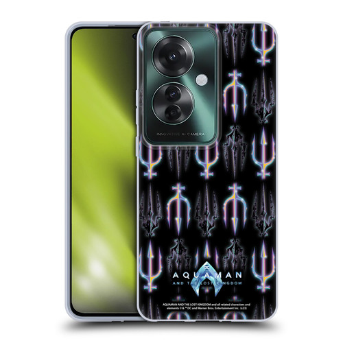 Aquaman And The Lost Kingdom Graphics Trident Pattern Soft Gel Case for OPPO Reno11 F 5G / F25 Pro 5G