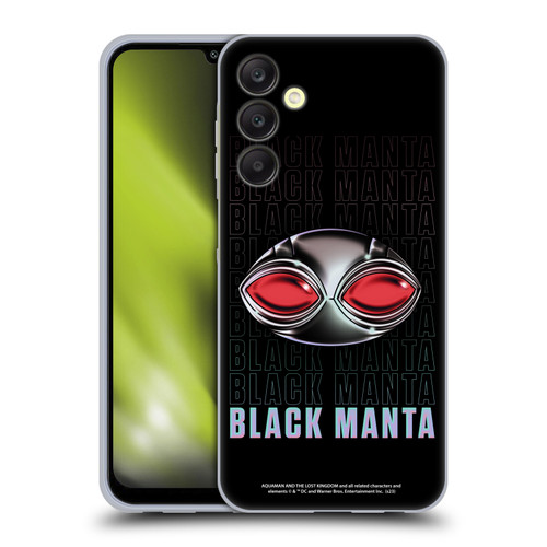 Aquaman And The Lost Kingdom Graphics Black Manta Helmet Soft Gel Case for Samsung Galaxy A25 5G