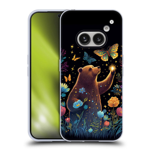 JK Stewart Art Bear Reaching Up Soft Gel Case for Nothing Phone (2a)