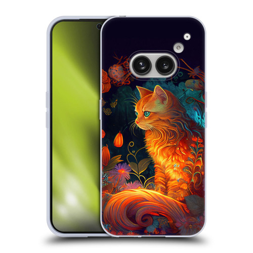 JK Stewart Art Cat Soft Gel Case for Nothing Phone (2a)
