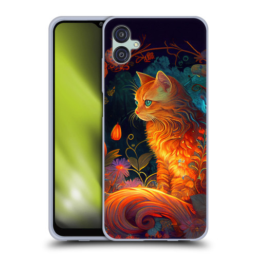 JK Stewart Art Cat Soft Gel Case for Samsung Galaxy M04 5G / A04e