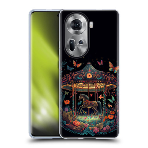 JK Stewart Graphics Carousel Dark Knight Garden Soft Gel Case for OPPO Reno11