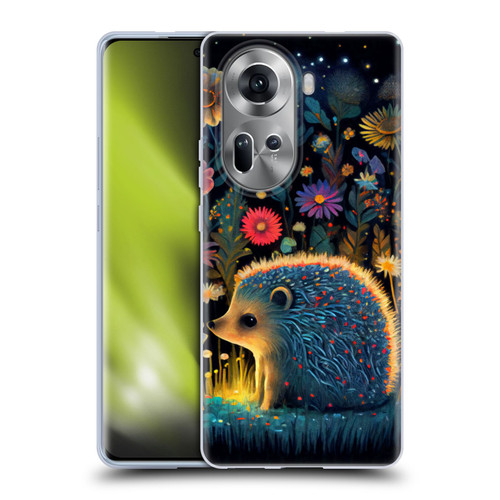 JK Stewart Graphics Little Hedgehog Soft Gel Case for OPPO Reno11