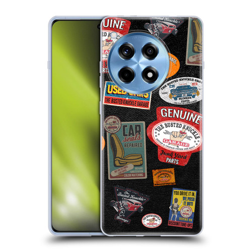 Busted Knuckle Garage Graphics Patches Soft Gel Case for OnePlus 12R
