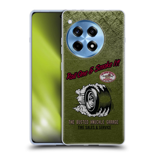 Busted Knuckle Garage Graphics Tire Soft Gel Case for OnePlus 12R